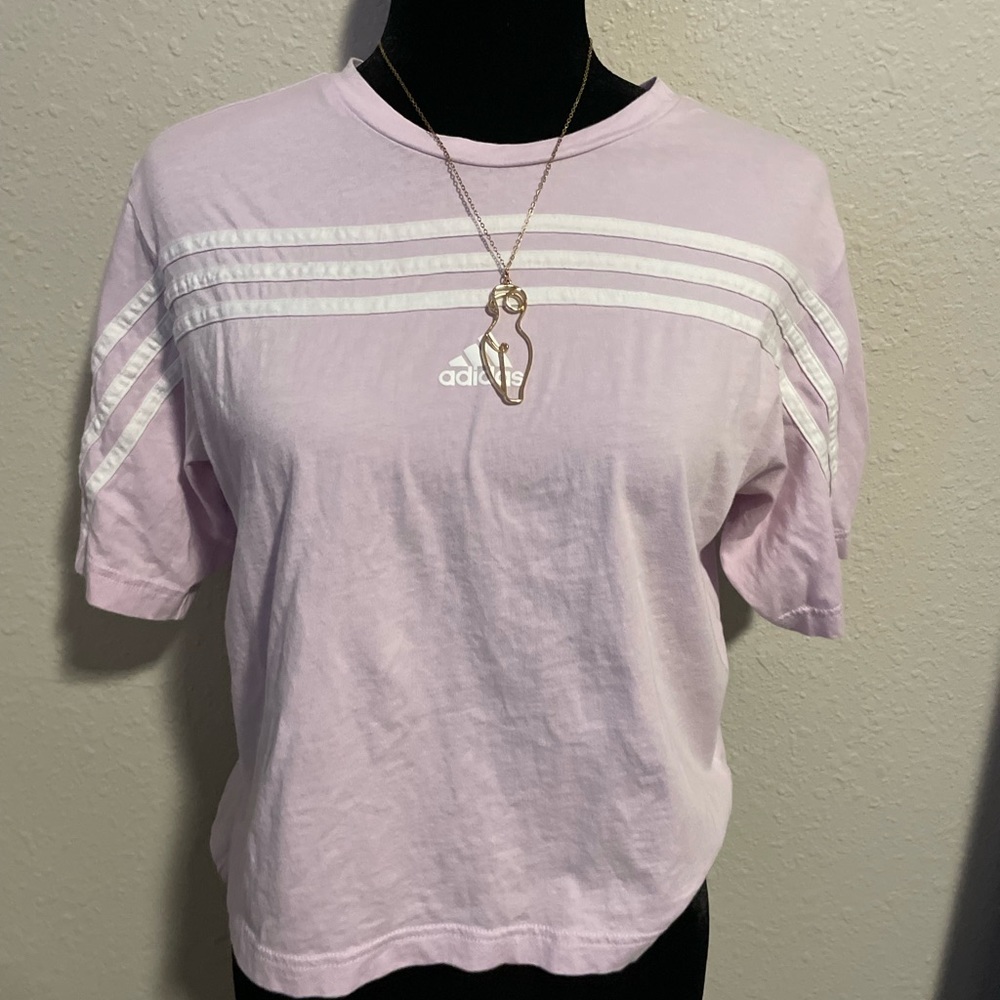 Pink Adidas Tee